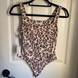 Babaton cheetah print bodysuit